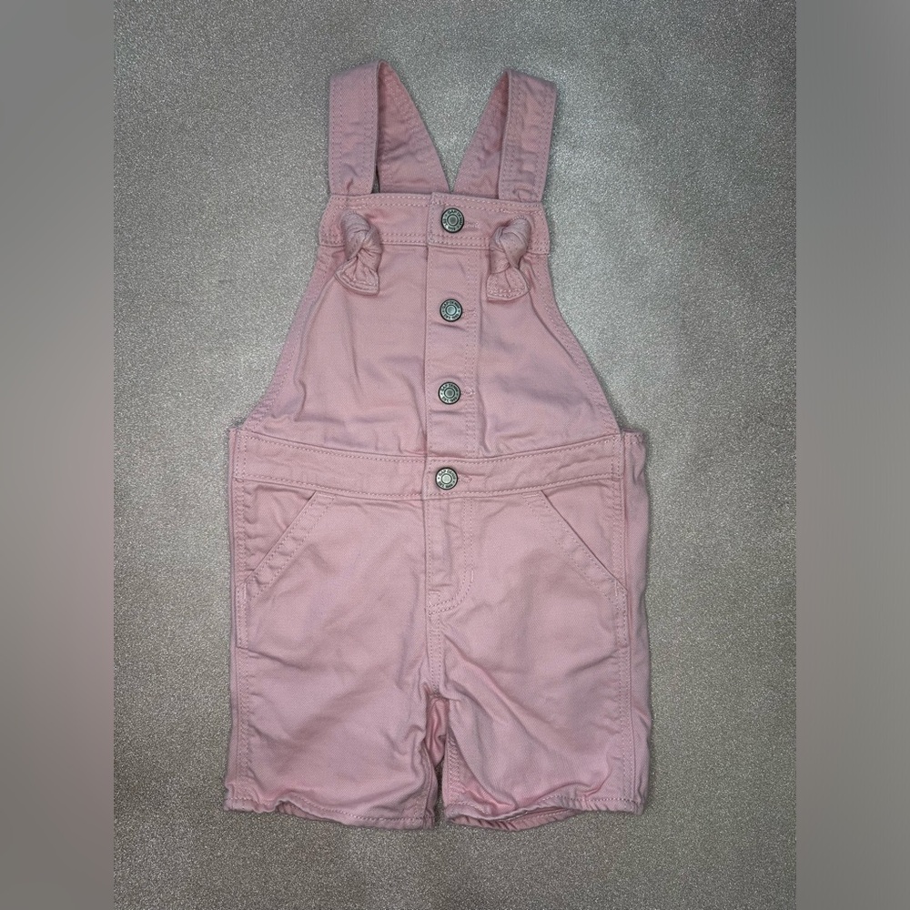 Baby Gap Pink Denim overalls size 2T